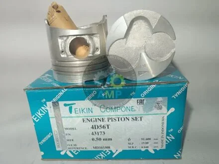 Поршень (компл. на двигун) Mitsubishi 4D56T d91.1+0.50 (вир-во) TEIKIN 43173.050