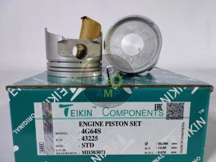 Поршень (компл. на двигун) Mitsubishi 4G64S d86.5 STD TEIKIN 43225.STD