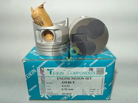 Поршень (компл. на двигун) Mitsubishi 4M40-T d95.0+0.50 TEIKIN 43232.050
