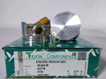 Поршень (компл. на двигун) Mitsubishi 4G64-II d86.5 STD TEIKIN 43270.STD