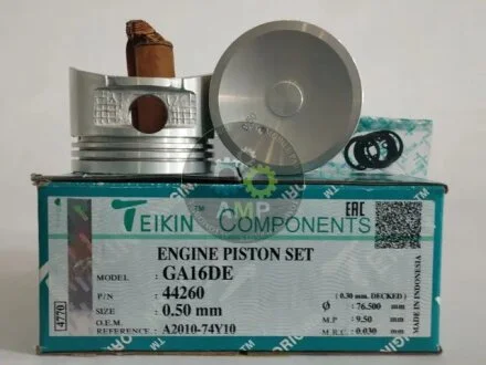 Поршень (компл. на двигун) Nissan GA16DE d76.0+0.50 (вир-во) TEIKIN 44260.050