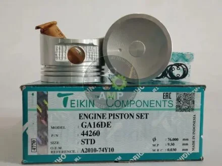Поршень (компл. на двигун) NISSAN GA16DE d76.0 STD (вир-во) TEIKIN 44260.STD