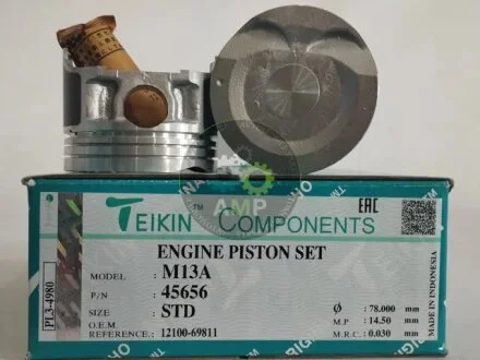 Поршень (компл. на двигун) SUZUKI STD M13A (вир-во) TEIKIN 45656.STD