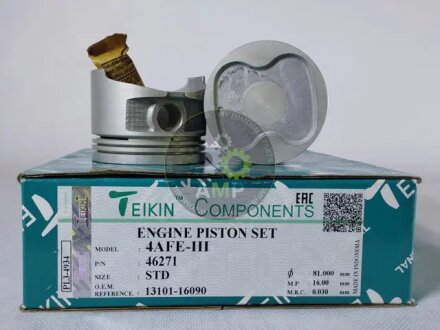 Поршень (компл. на двигун) TOYOTA STD 4AFE3 TEIKIN 46271.STD