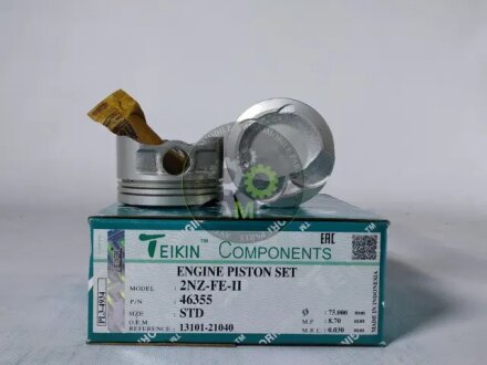 Поршень (компл. на двигун) Toyota 2NZ-FE d75.0 STD TEIKIN 46355.STD