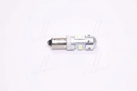 Лампа LED габарит, панель приладів, 24V T4W (BA9S) 8SMD CANBUS WHITE <> TEMPEST TMP-L11158CHW