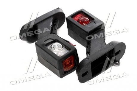 Фонарь габаритный 24V LED (трехцветный кривой лонг) L+R TEMPEST TP 005-07