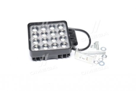 Фара LED додаткова GOLD 5D 24V/48W, 16 діод, (квадратна), широкий промінь TEMPEST TP 48-5D-C3