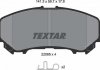 Тормозные колодки дисковые передние с звуковым предупреждением износа TEXTAR 2206501 (фото 5)