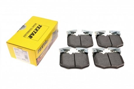 Тормозные колодки дисковые передние подготовлено для датчика износа TEXTAR 2242501