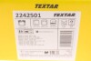 Тормозные колодки дисковые передние подготовлено для датчика износа TEXTAR 2242501 (фото 5)