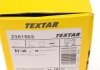 Тормозные колодки дисковые передние с звуковым предупреждением износа TEXTAR 2351503 (фото 6)