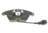 Тормозные колодки дисковые передние с интегрированным контактом датчика износа TEXTAR 2358701 (фото 4)