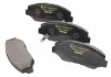 Тормозные колодки дисковые передние с звуковым предупреждением износа TEXTAR 2386801 (фото 1)