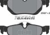 Тормозные колодки дисковые задние подготовлено для датчика износа TEXTAR 2392701 (фото 2)