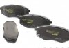 Тормозные колодки дисковые передние с звуковым предупреждением износа TEXTAR 2518701 (фото 3)