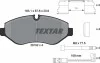 Гальмівні колодки передні дискові TEXTAR 2919202 (фото 2)