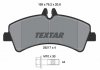 Тормозные колодки дисковые задние подготовлено для датчика износа TEXTAR 2921702 (фото 2)