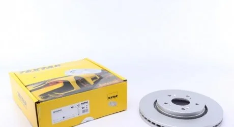 Гальмівний диск двосторонній на передній міст вентильований 5 TEXTAR 92184803