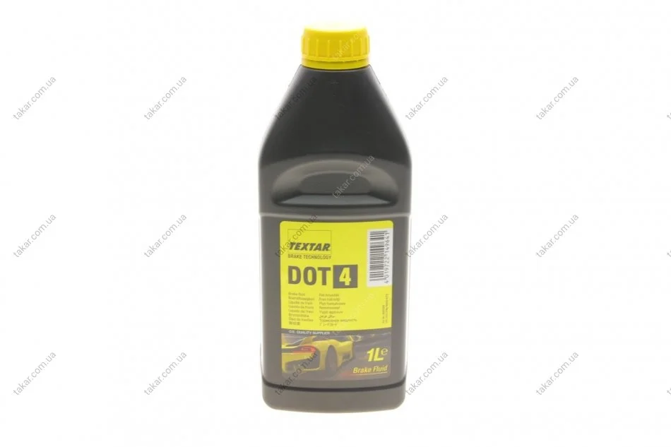 Тормозная жидкость DOT4 1L TEXTAR 95002200 (фото 1)