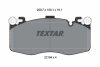 Тормозные колодки передние дисковые TEXTAR T2219401 (фото 1)