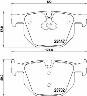 Тормозные колодки передние дисковые TEXTAR T2344704