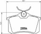 Тормозные колодки задние дисковые TEXTAR T2355401 (фото 1)
