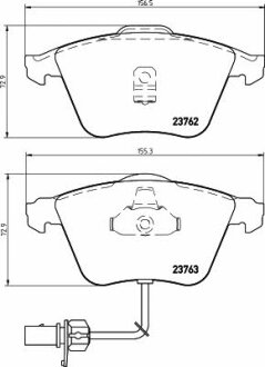 Тормозные колодки передние дисковые TEXTAR T2376201