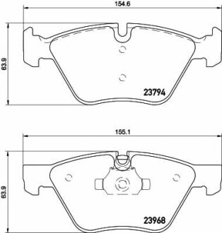 Тормозные колодки передние дисковые TEXTAR T2379401