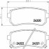Тормозные колодки задние дисковые TEXTAR T2432001 (фото 1)