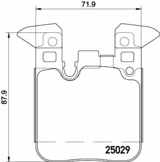 Тормозные колодки BMW F20/F22/F30/F31/F32 "R "11>> TEXTAR T2502902