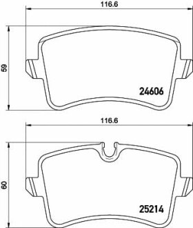 Тормозные колодки AUDI A6/A7/Q3 "R "10>> TEXTAR T2521403