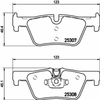 Тормозные колодки передние дисковые TEXTAR T2530701