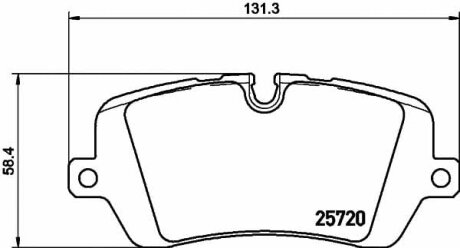 Тормозные колодки LAND ROVER Defender/Range Rover "R "12>> TEXTAR T2572001