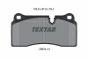 Тормозные колодки задние дисковые TEXTAR T2581401 (фото 1)