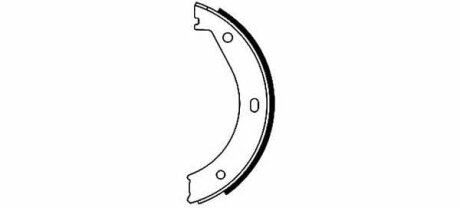 Тормозные колодки барабанные TEXTAR T91033400