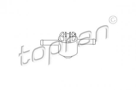 Клапан топливного фильтра TOPRAN / HANS PRIES 102730 (фото 1)