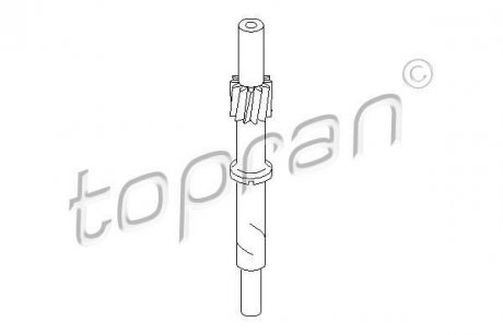 Трос спідометра TOPRAN / HANS PRIES 107401