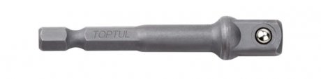 Перехідник 1/4"х3/8" L65 (6-гр. під шуруповерт Х квадрат) Toptul FPKA0812