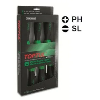 Набор отверток 6 шт., без упаковки Toptul GAAE0611