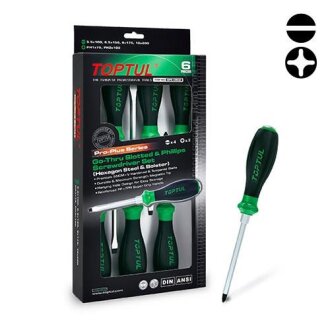 Набор ударных отверток 6 шт., без упаковки Toptul GFE-0602
