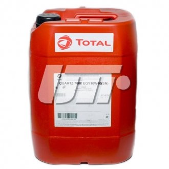 Моторное масло 20 л 10W40 Бензиновый, Дизельный Полусинтетическое TOTAL 201529