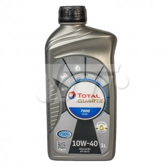 Моторное масло 1 л 10W40 Дизель Полусинтетическое TOTAL 201534