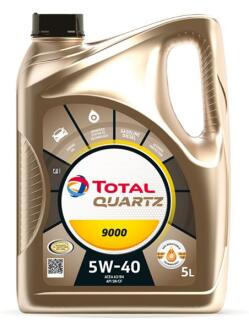 Олива QUARTZ 9000 5W-40, 5л TOTAL 213678