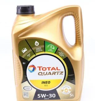 Олива моторна QUARTZ INEO ECS 5W-30, ACEA C2, 5л TOTAL 213683