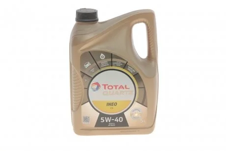 Олива моторна Quartz Ineo C3 5W40 (5 Liter) TOTAL 213790