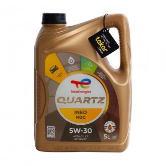 Масло моторное Quartz Ineo Long Life 5W30 (5 Liter) TOTAL 213819