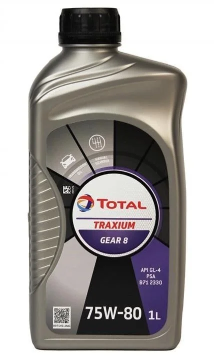 Трансмісійна олива 75W80 1 л МКПП Мінеральне TOTAL 75W80 TRAX G8 1L (фото 1)