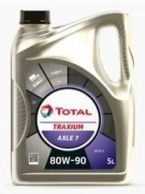Трансмиссионное масло 80W90 5 л МКПП,Мост,Редуктор Синтетическое TOTAL 80W90 TRAX A7 5L (фото 1)