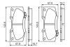 Колодки тормозные (к-кт) TOYOTA 044650K340 (фото 1)